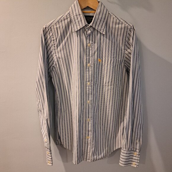 Abercrombie & Fitch Other - Abercrombie & Fitch Men's Small Long Sleeve Button Down Striped Shirt